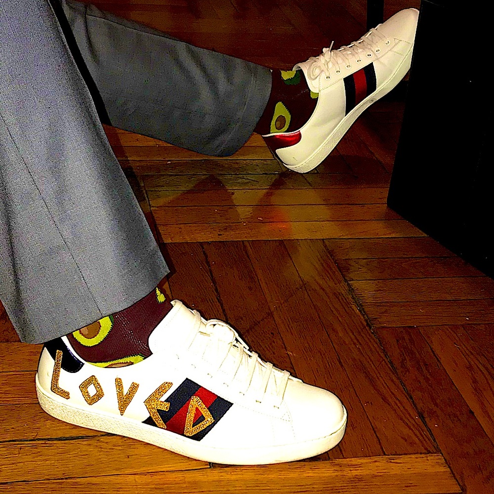 Mint Gucci Ace “Loved” Sneakers size 11